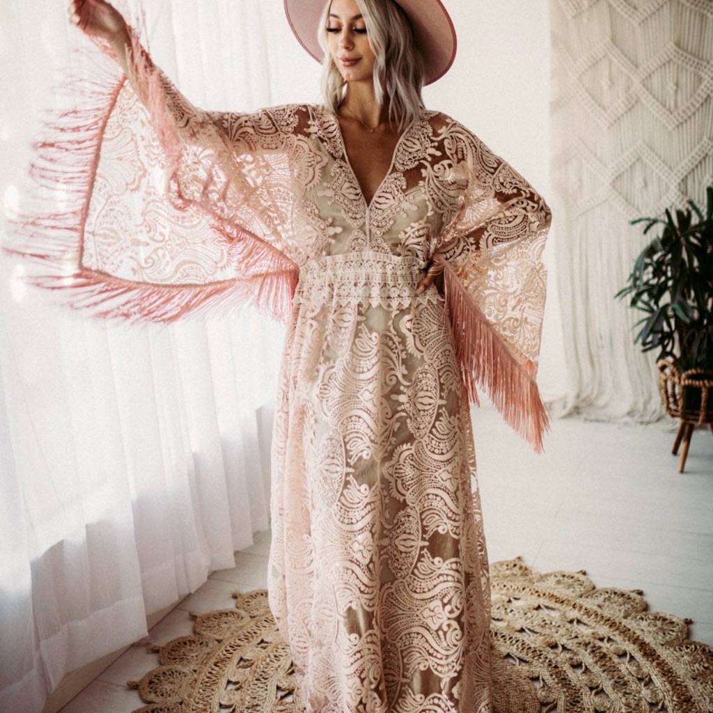Rise Up Rose Flutter Dress